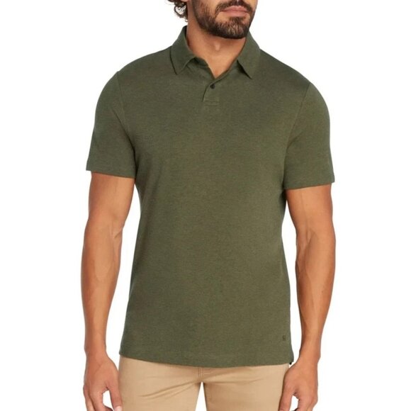 NEW Banana Republic Men's XXL Luxe Touch Performance Polo Shirt Olive - Picture 1 of 8